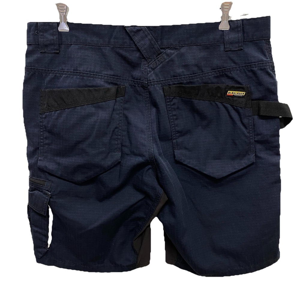 Blaklader Workwear Ripstop Navy Blue Work Shorts Men's 36 Pockets Hammer Loop - Picture 8 of 8